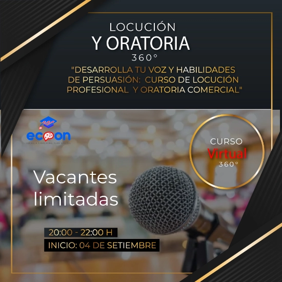 Locución Profesional Y Oratoria Comercial 360°